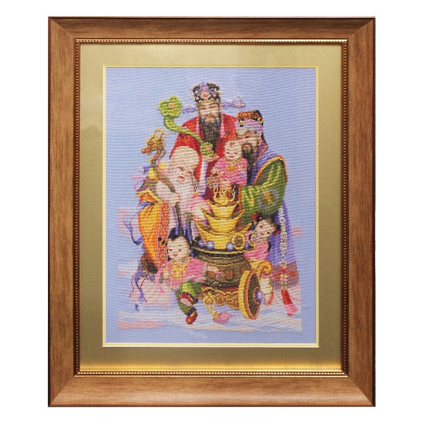 กรอบใส่ผ้าปักครอสติช-กรอบรูปใส่ผ้าปัก-กรอบครอสติช-กรอบรูปเปาบุ้นจิ้นเสริมฮวงจุ้ย